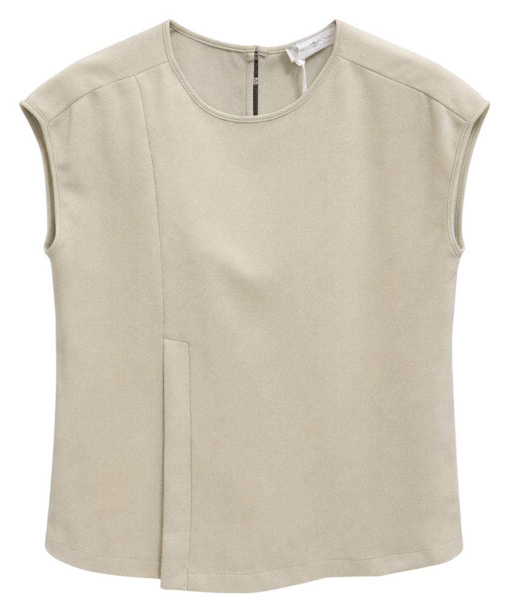 Sleeveless Blubianco Top with Darts