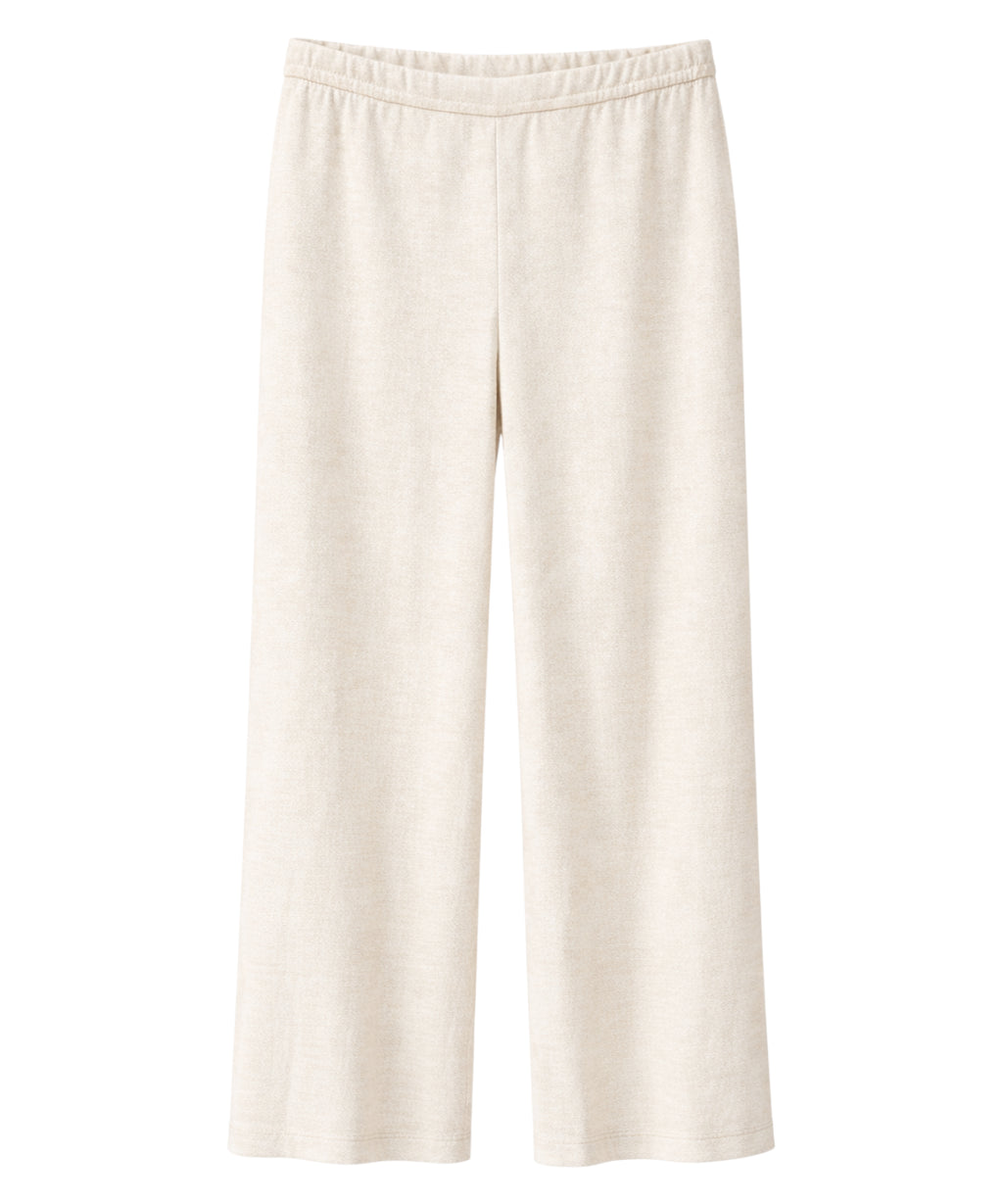 Linnen broek met wijde pijpen