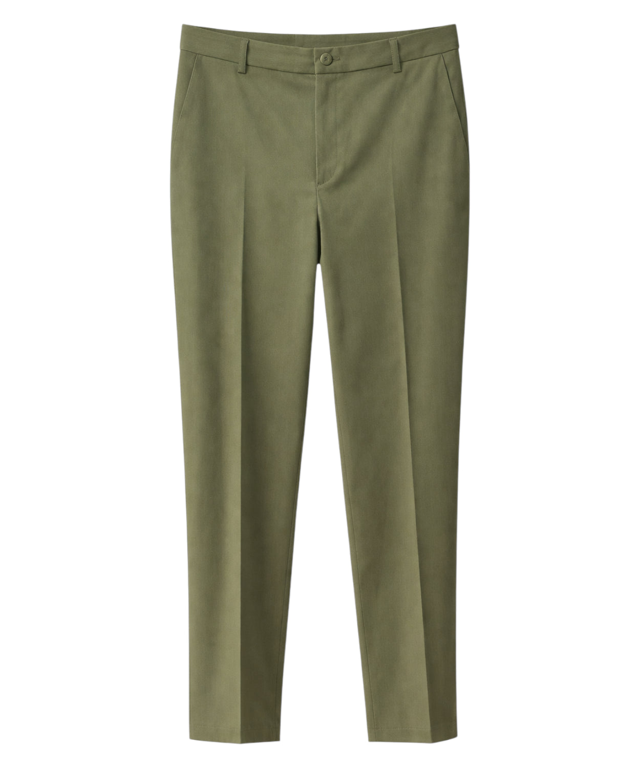 Pantaloni Cotone con Piega Tricotchic
