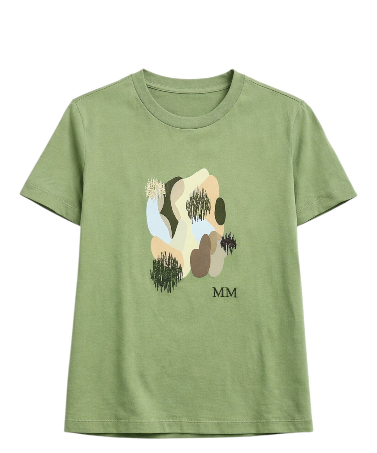 Women's licensed cotton T-shirt with print and logo