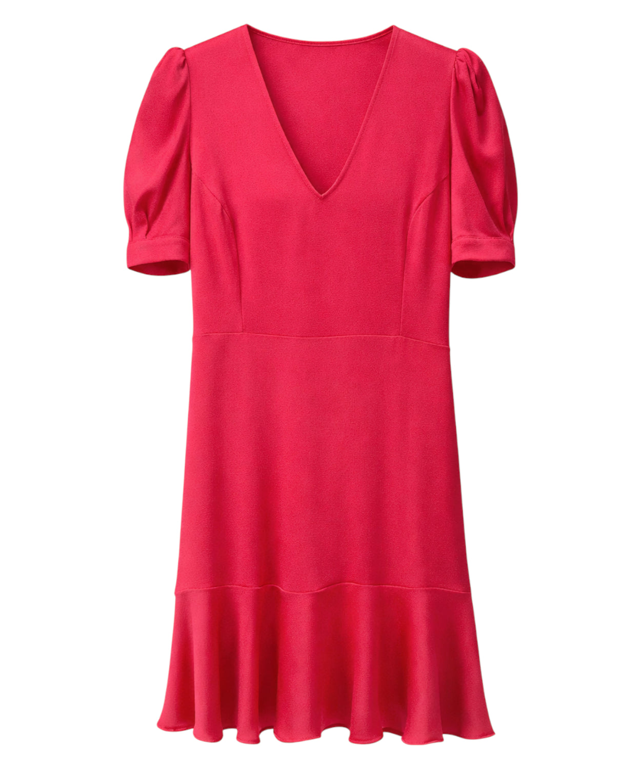 Abito Satin Twinset Maniche Sbuffo