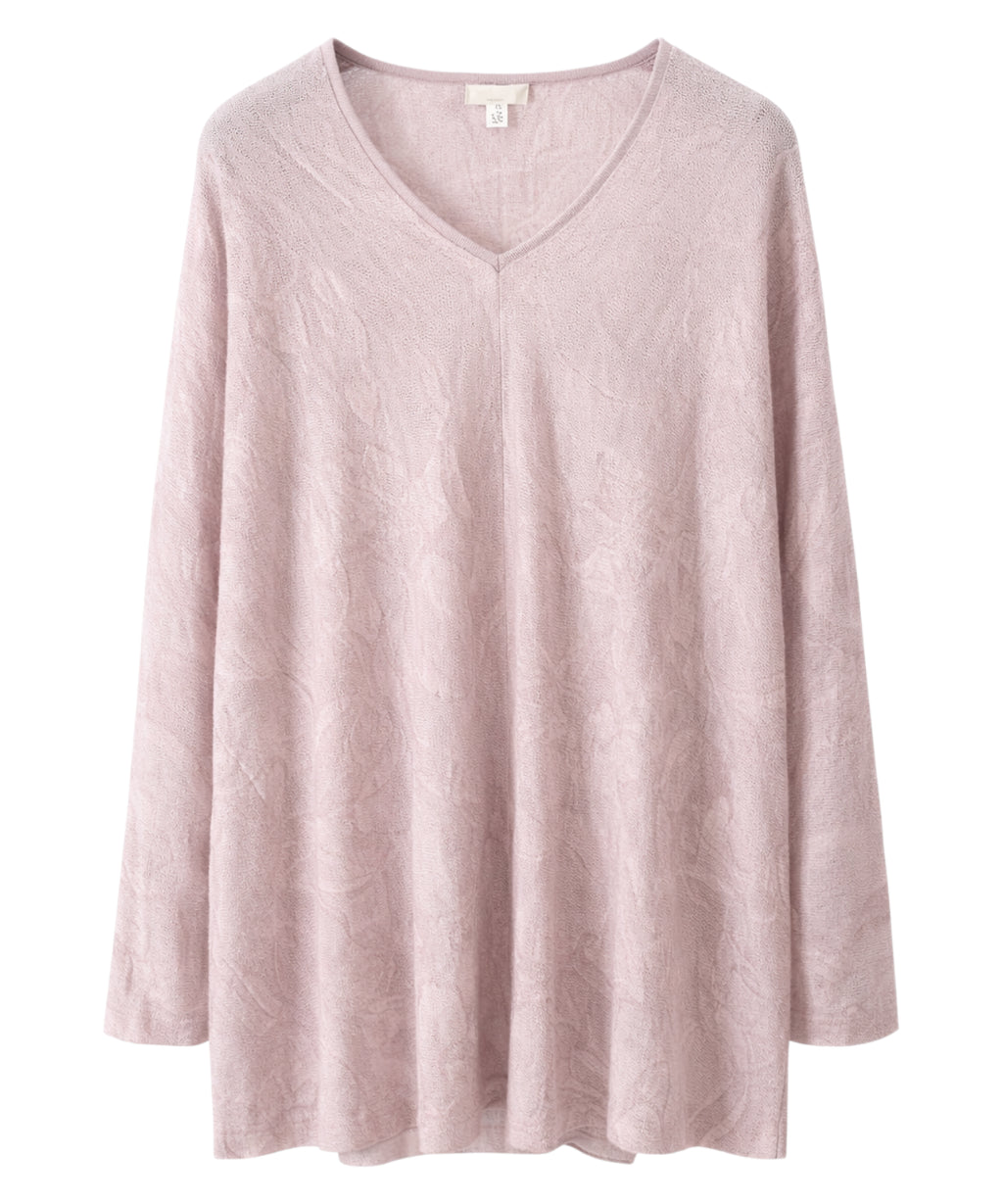 Floral Cashmere Blend Sweater