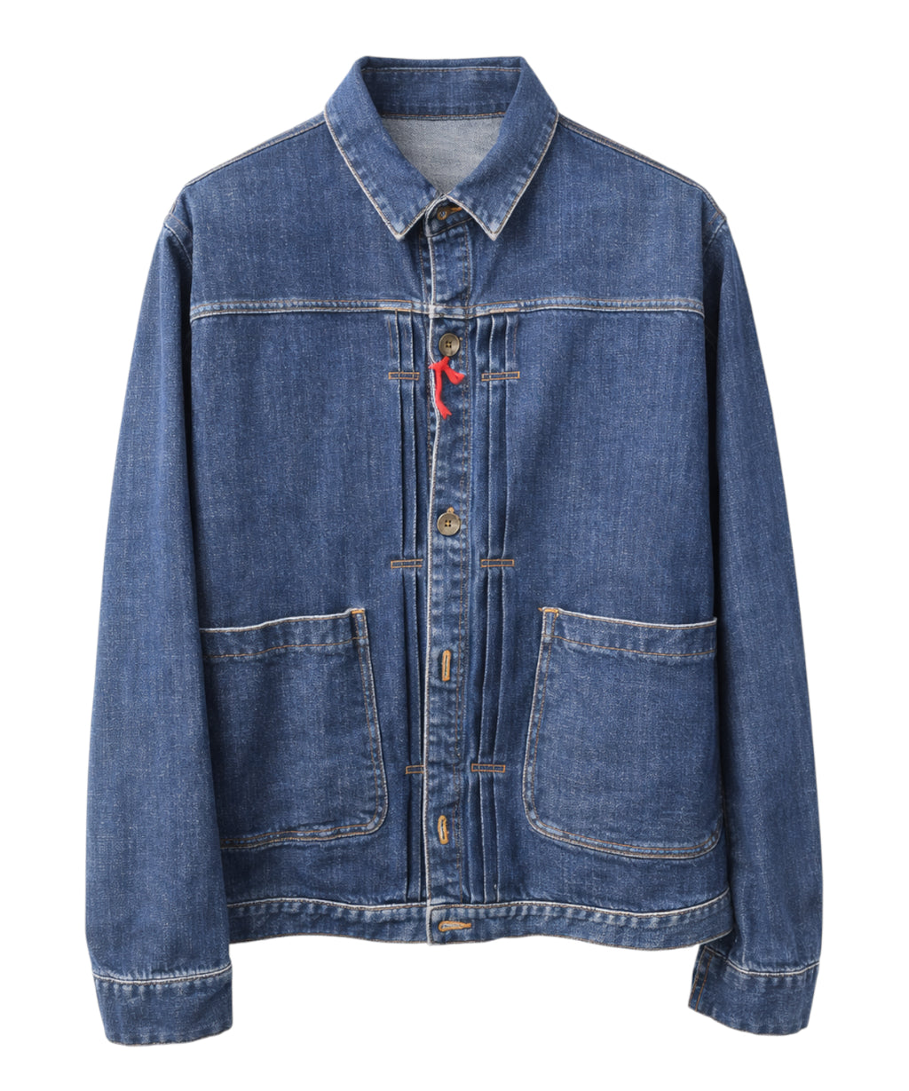 Lardini denim jacket with patch pockets