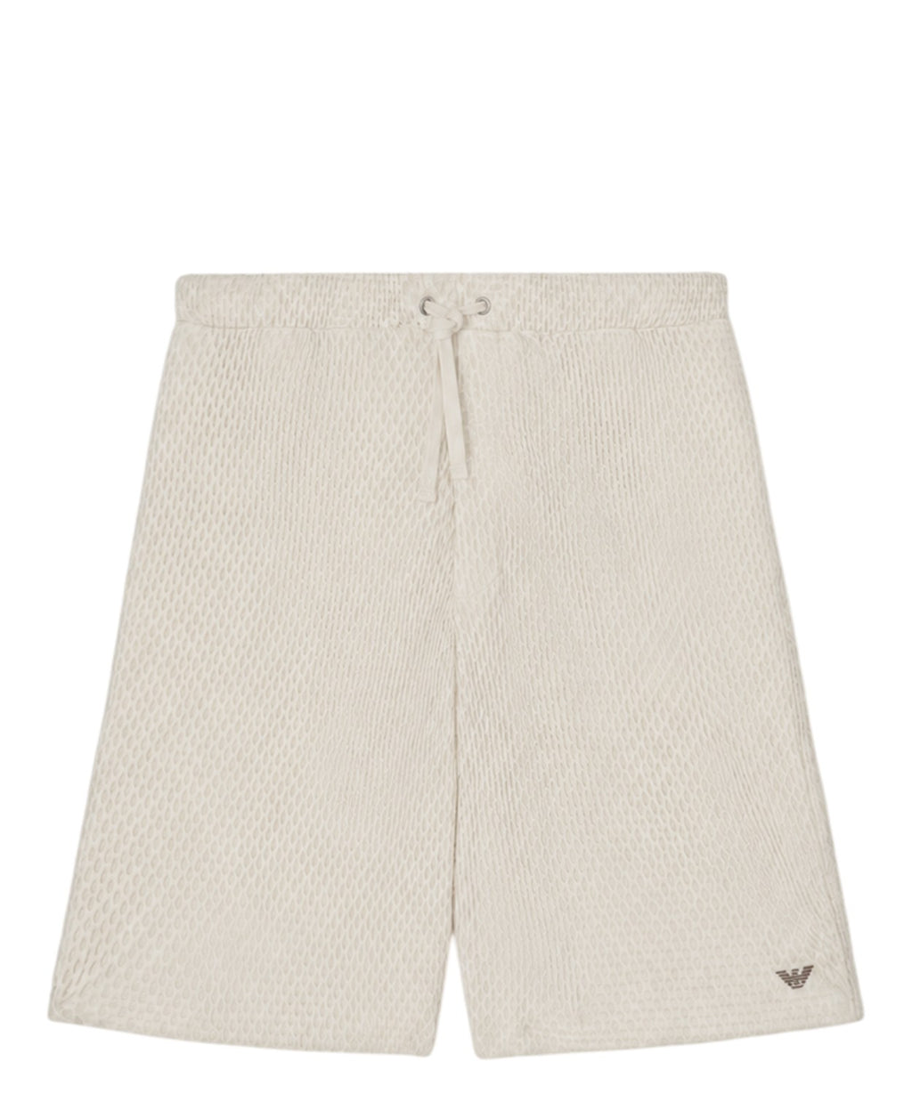 Men's Embossed Jersey Bermuda Shorts