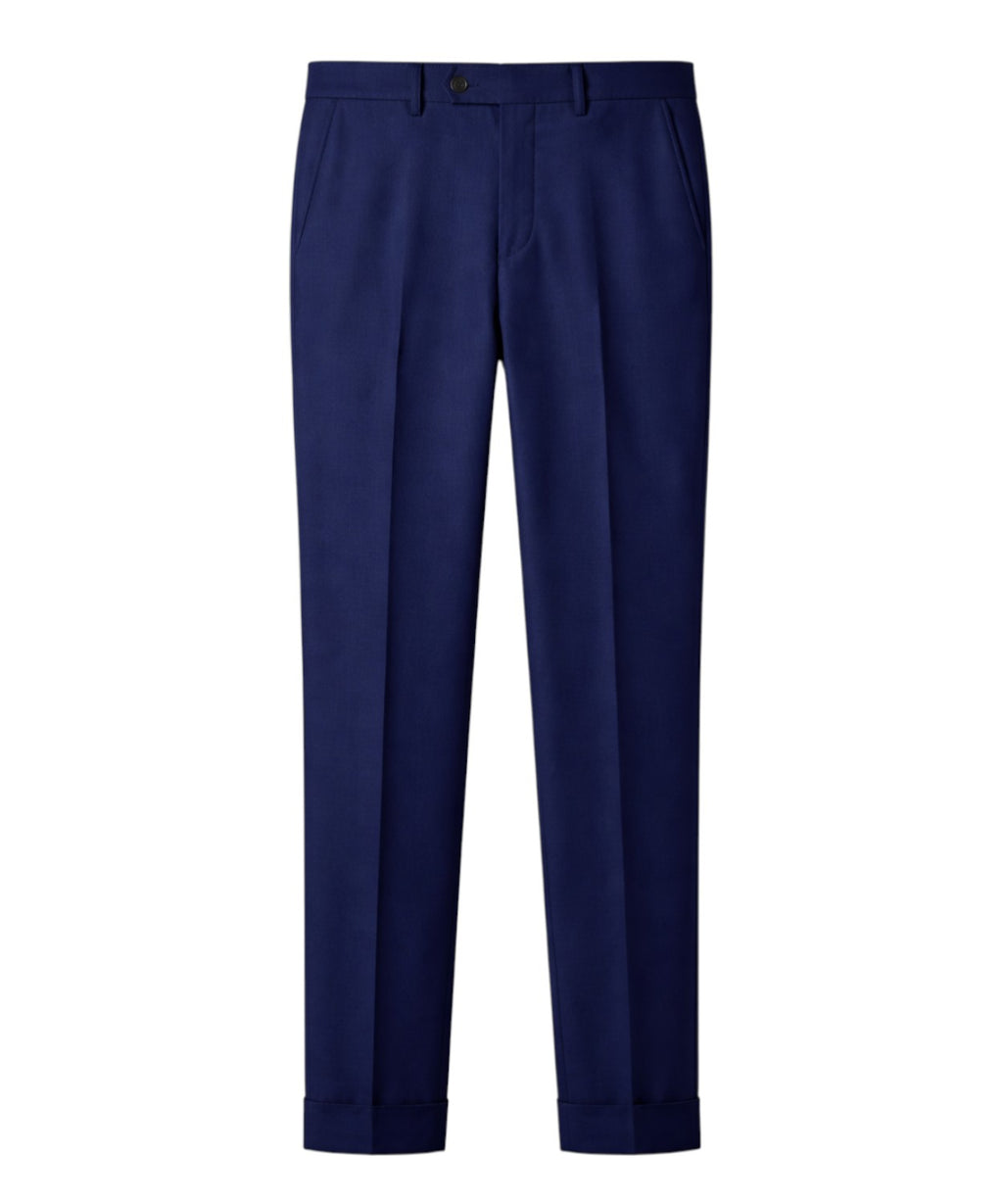 Double-Breasted Suit in 100% Wool for Ceremonies and Office