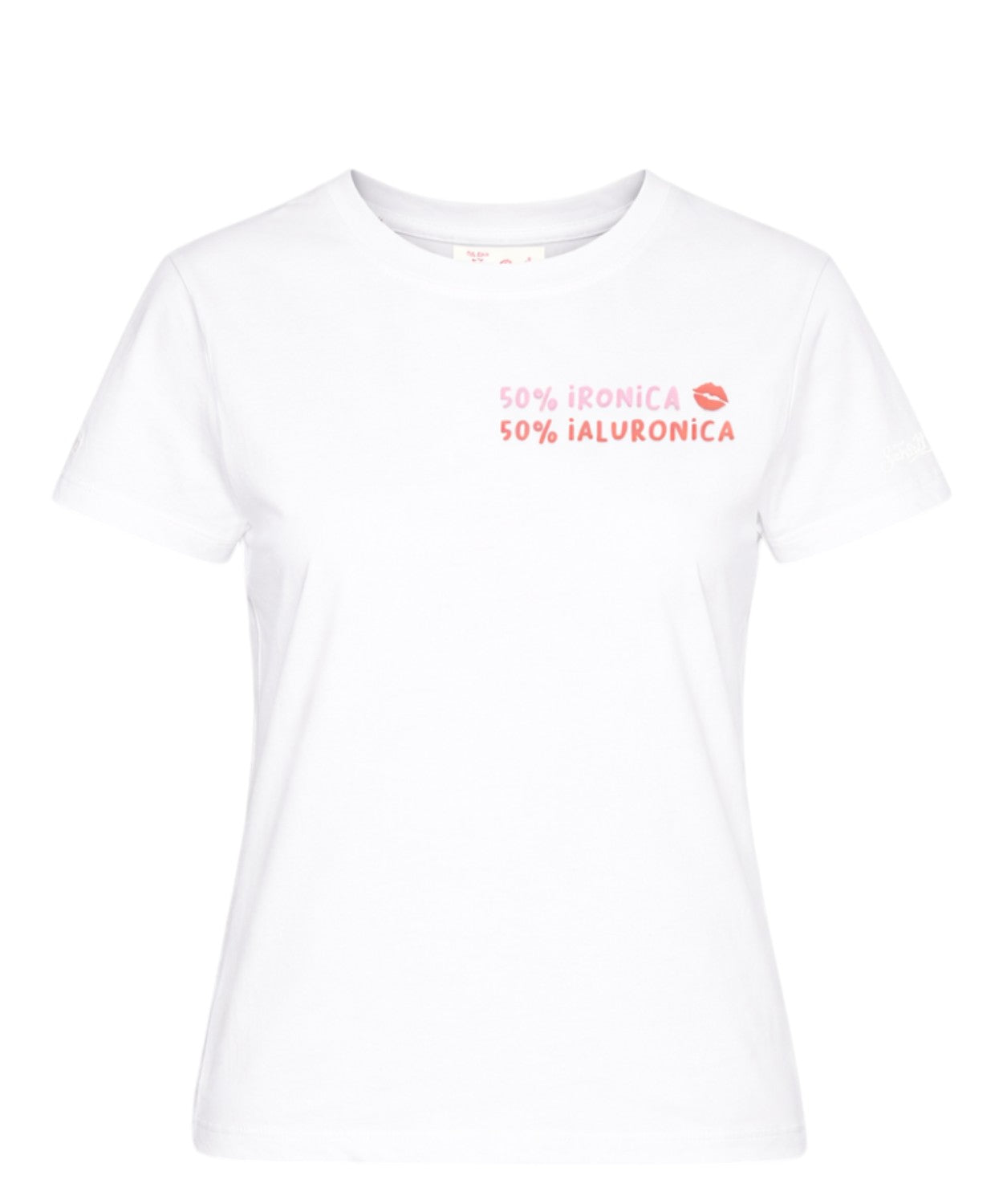 Emilie MC2 Saint Barth T-shirt with Embroidery