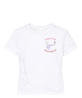 Emilie MC2 Saint Barth T-shirt with Embroidery