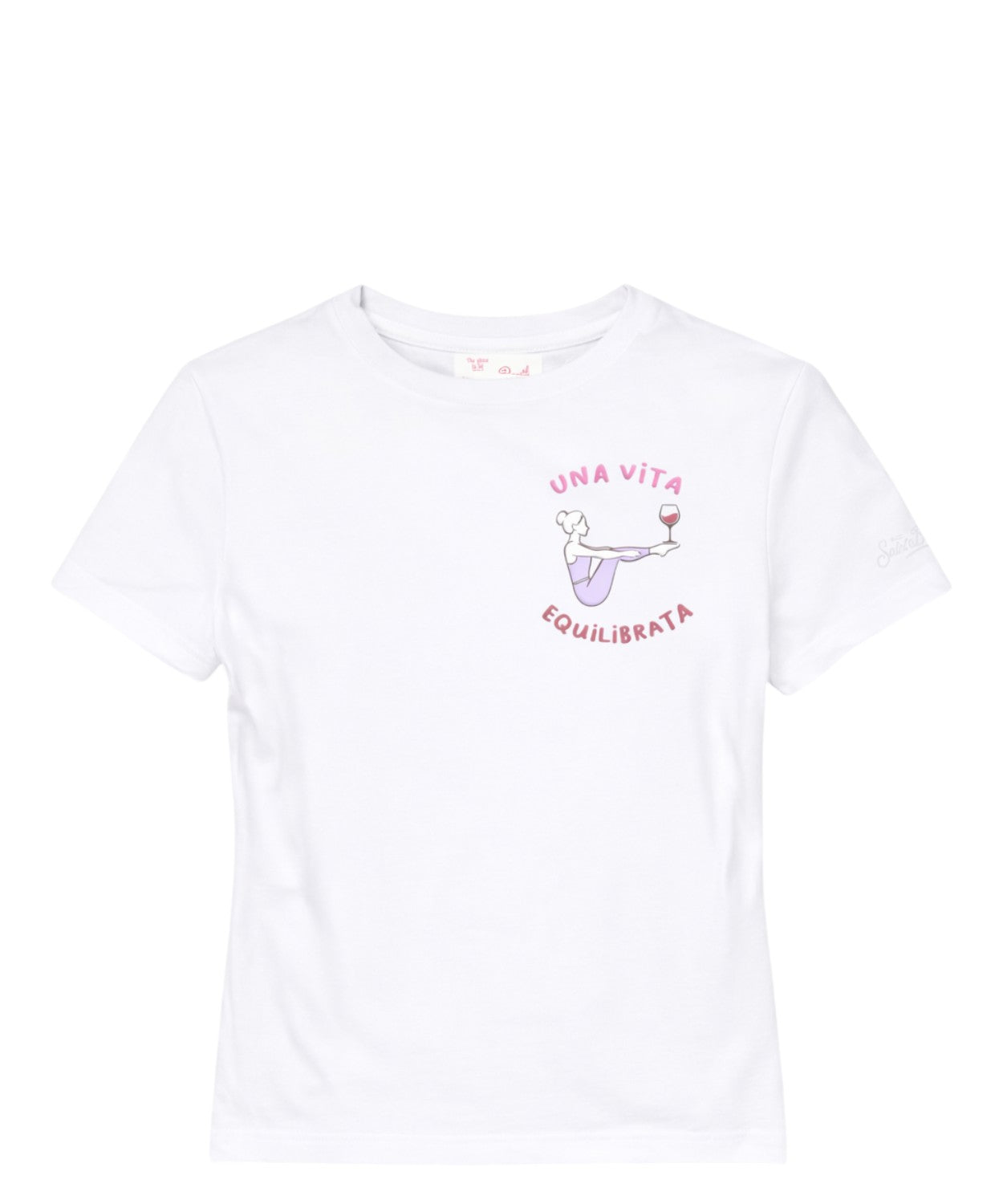 Emilie MC2 Saint Barth T-shirt with Embroidery