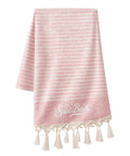 MC2 Saint Barth Beach Towel in Lurex with Fringes