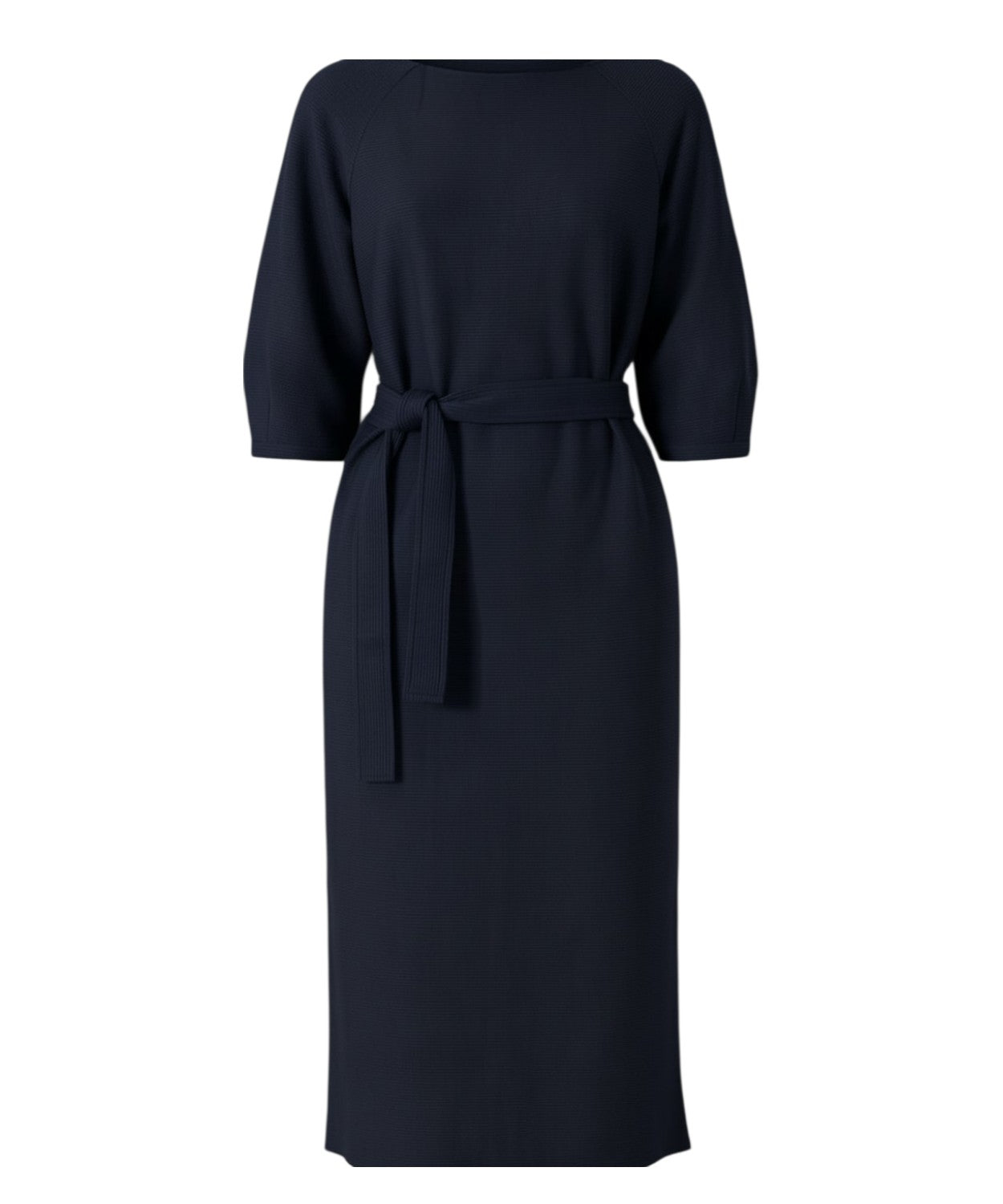 Max Mara women's long dress in jersey with belt