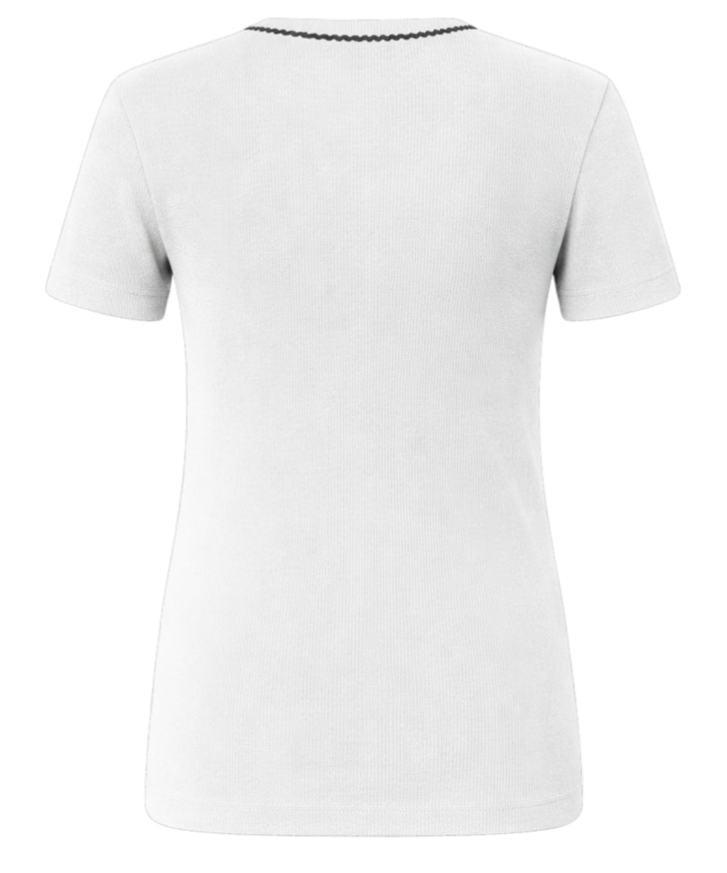 PINKO Brugherio T-shirt with embroidered Love Birds logo