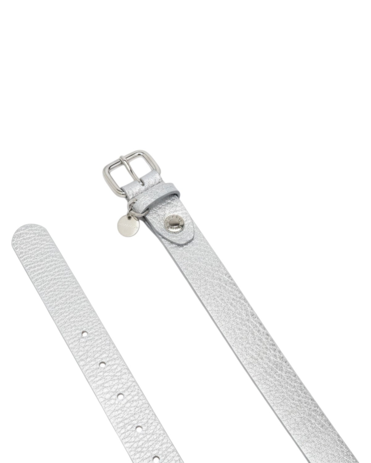 Cintura Donna Pelle Verde 2,5 cm con Fibbia Logata