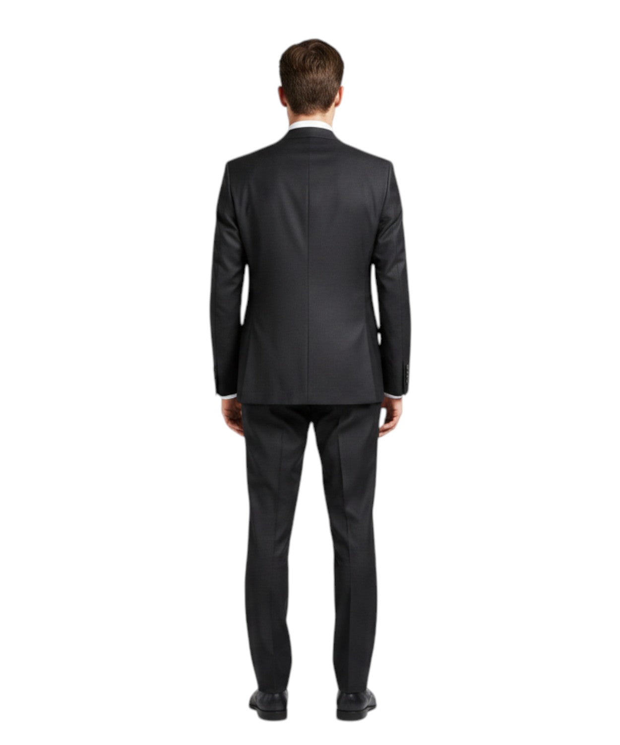 Men's Sartitude Dress in Virgin Wool with Classic Lapel