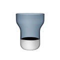 Contour Vase Wide Steel Blue-NUDE EU-Vase-Vittorio Citro Boutique