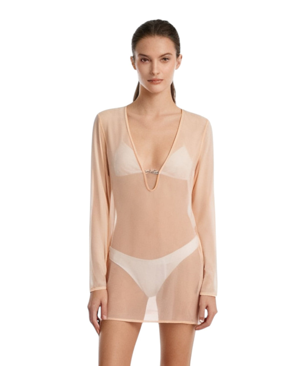 Copricostume MC2 Saint Barth z georgette z logo