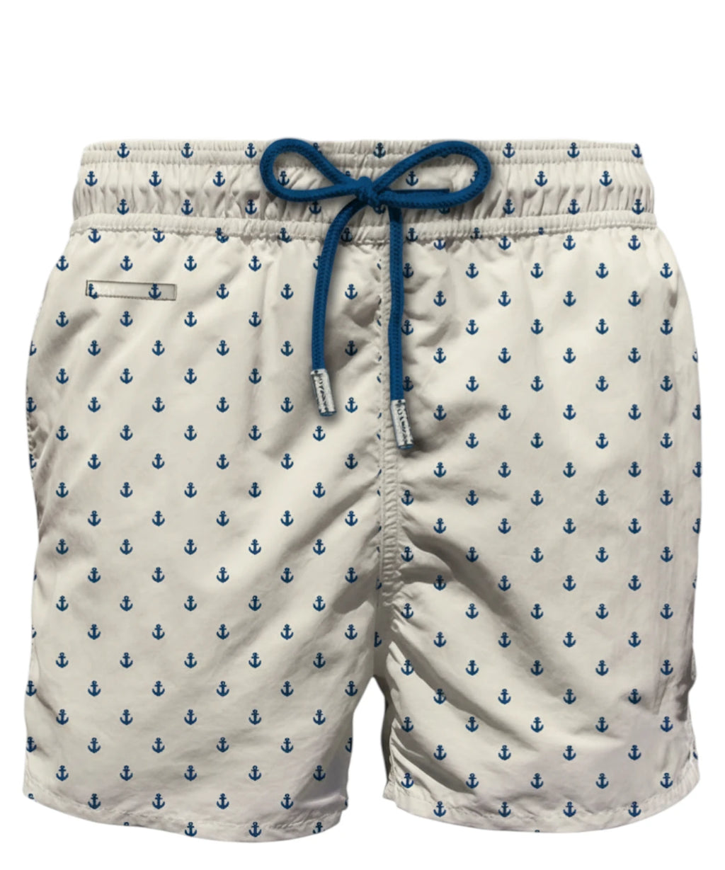 MC2 Saint Barth Men's Ultralight Patterned Swim Trunks