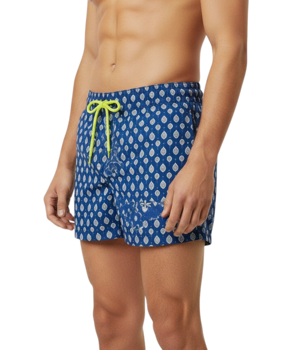 Men's MC2 Saint Barth Ultralight Swimsuit with Pattern