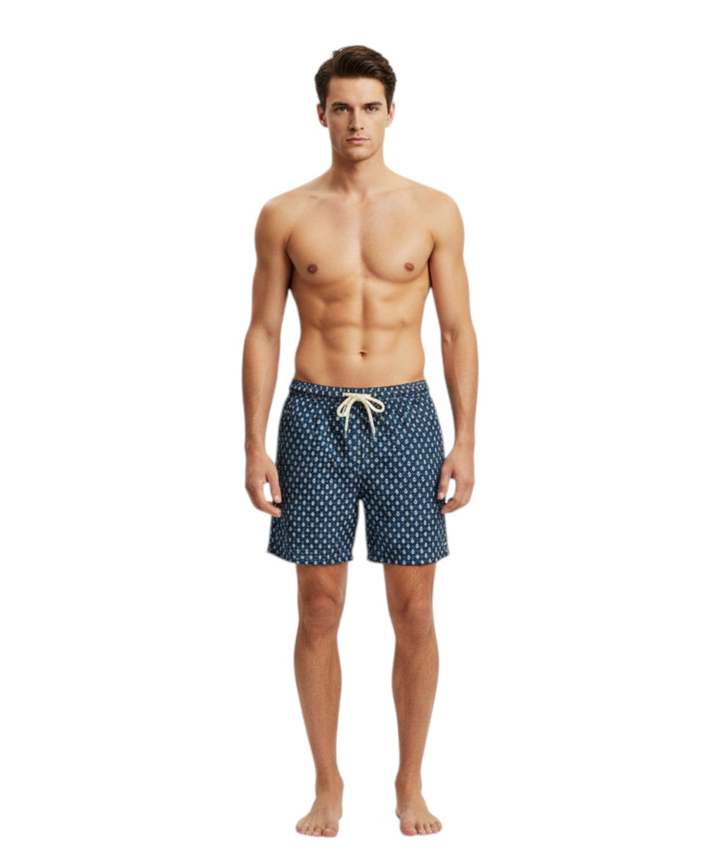 Men's MC2 Saint Barth Ultralight Swimsuit with Pattern