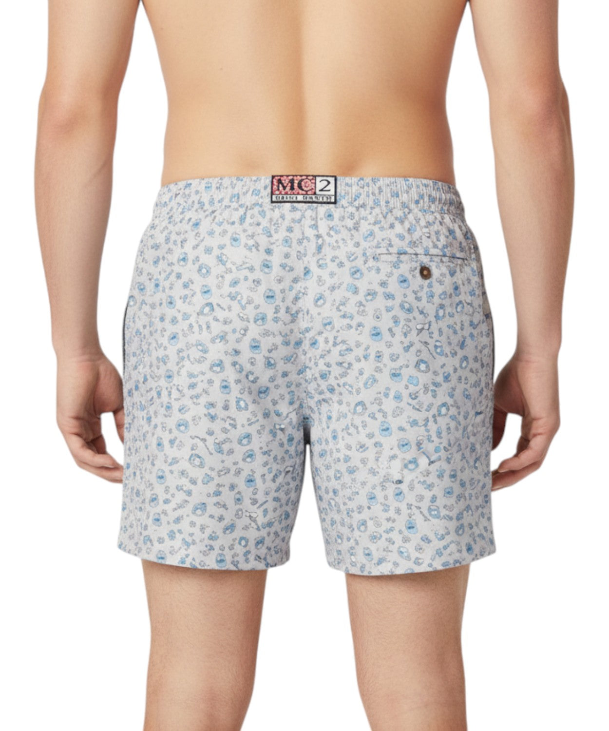 Men's MC2 Saint Barth Ultralight Swimsuit with Pattern