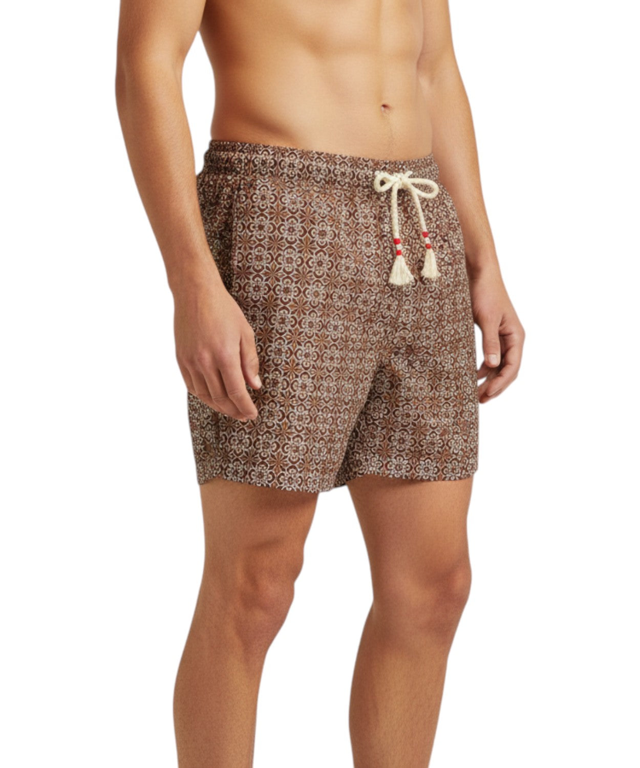 Men's boxer swim trunks MC2 Saint Barth with print