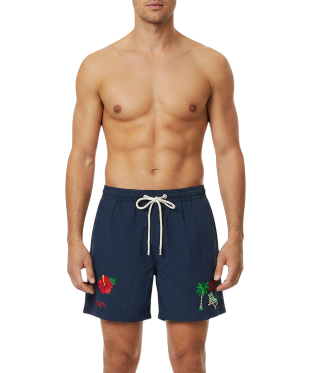 Men's Suit Comfort MC2 Saint Barth with Embroidery