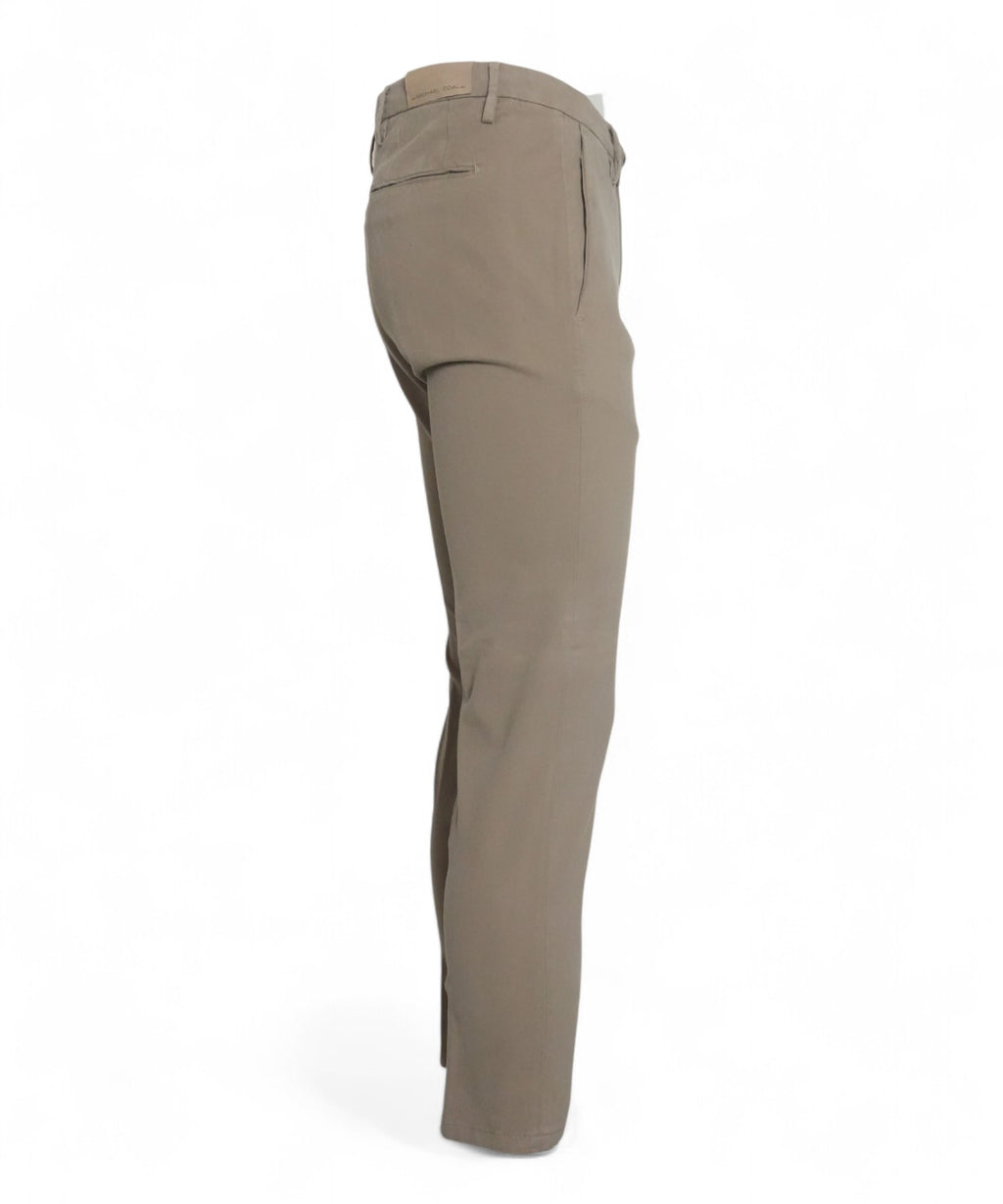 Michael Coal Pantaloni Brad Slim Fit in Cotone Stretch