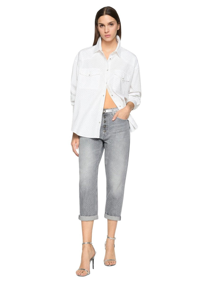 Jeans Koons loose in denim fisso-Dondup-Jeans-Vittorio Citro Boutique