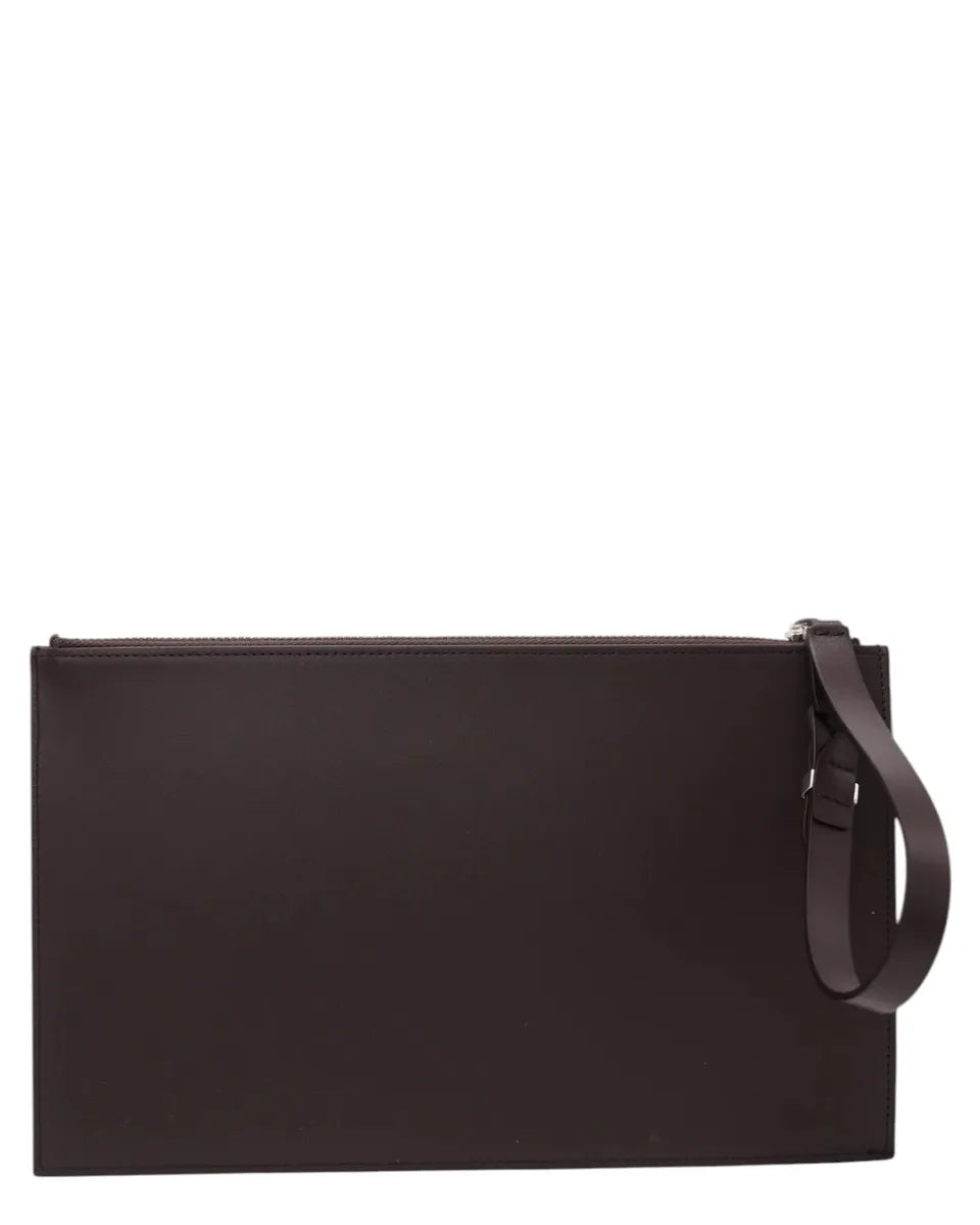 Busta in pelle Nobuckle con polsiera-Orciani-Pochette-Vittorio Citro Boutique