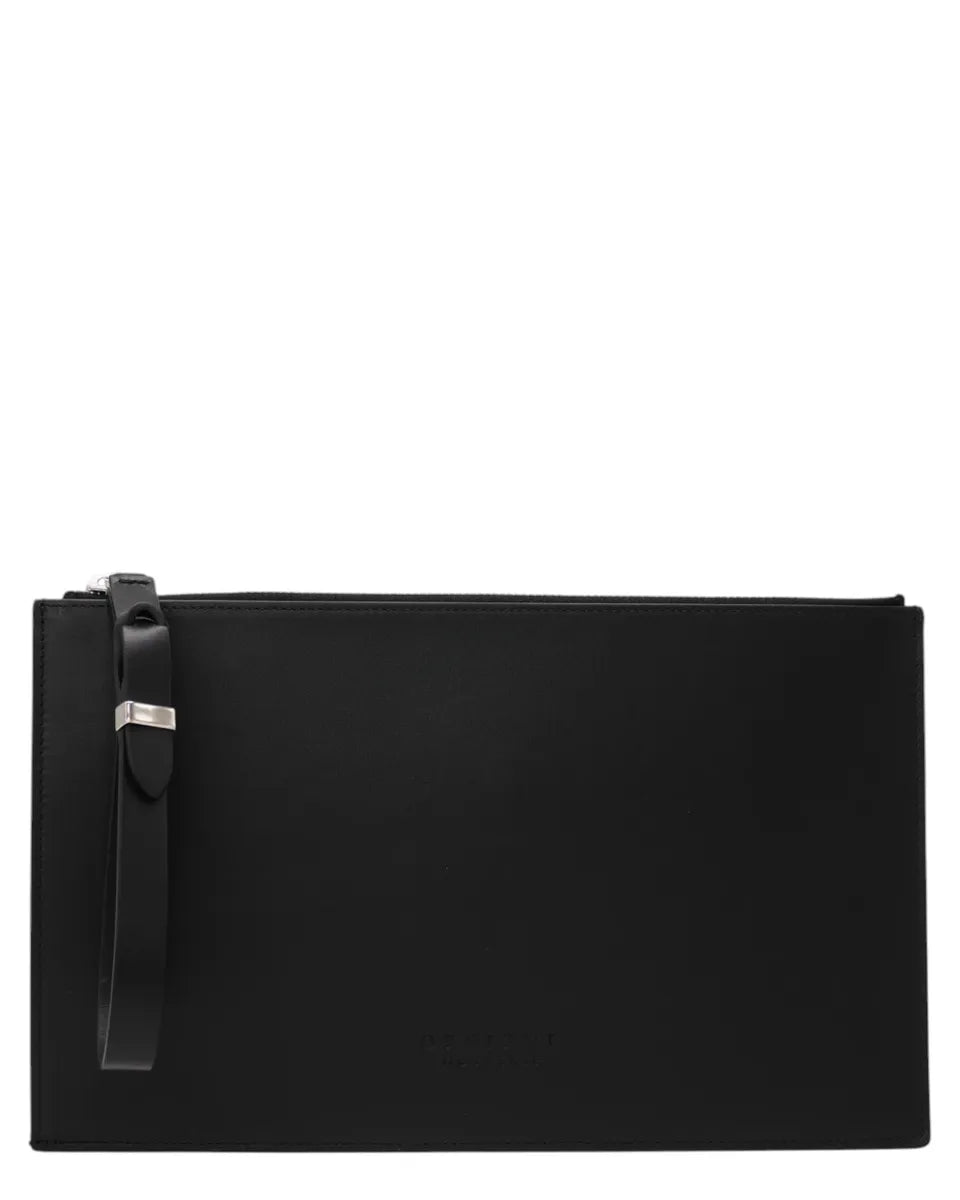Busta in pelle Nobuckle con polsiera-Orciani-Pochette-Vittorio Citro Boutique