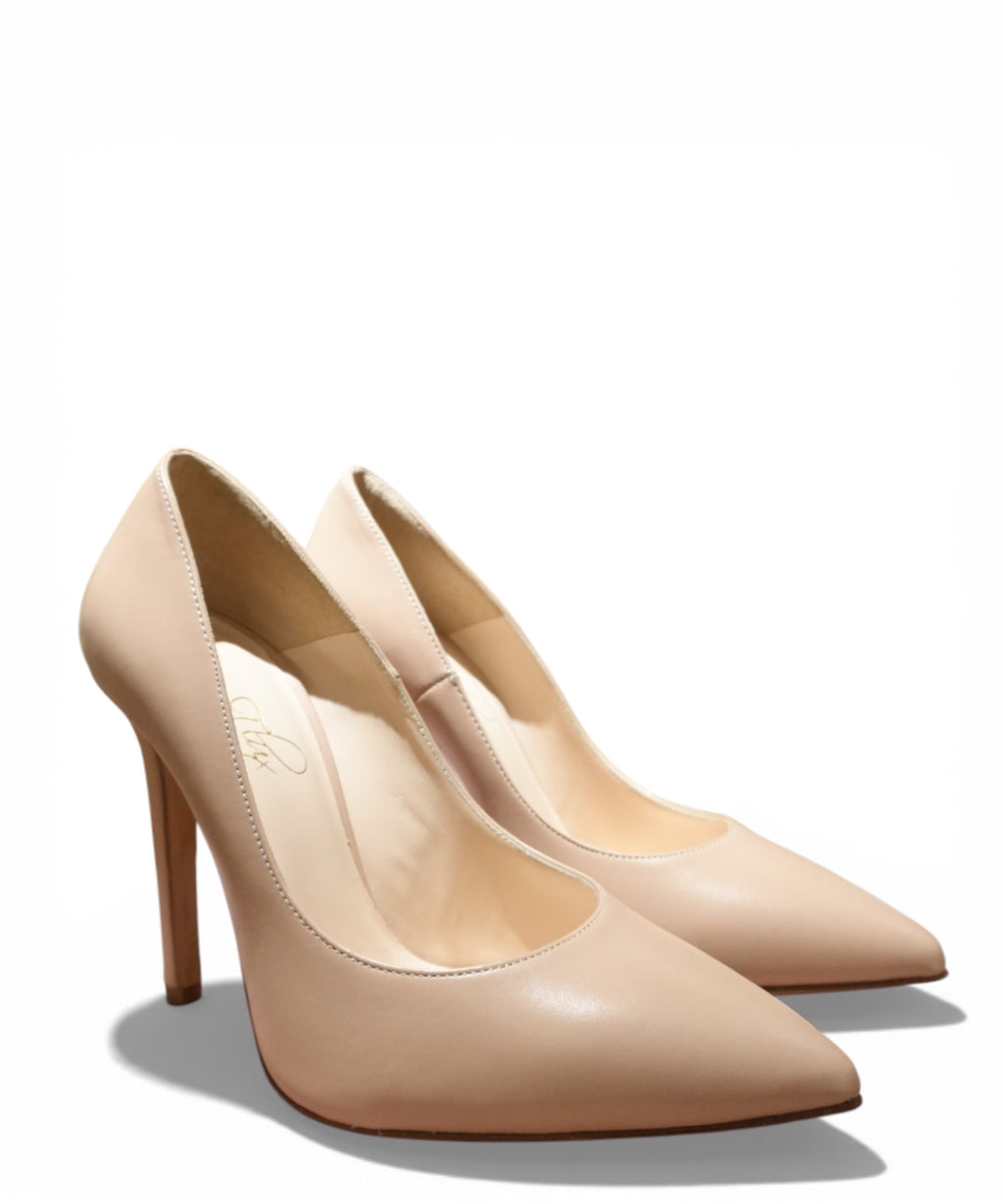 Women's Nappa Leather Pumps Giusy Flux 9 cm Heel