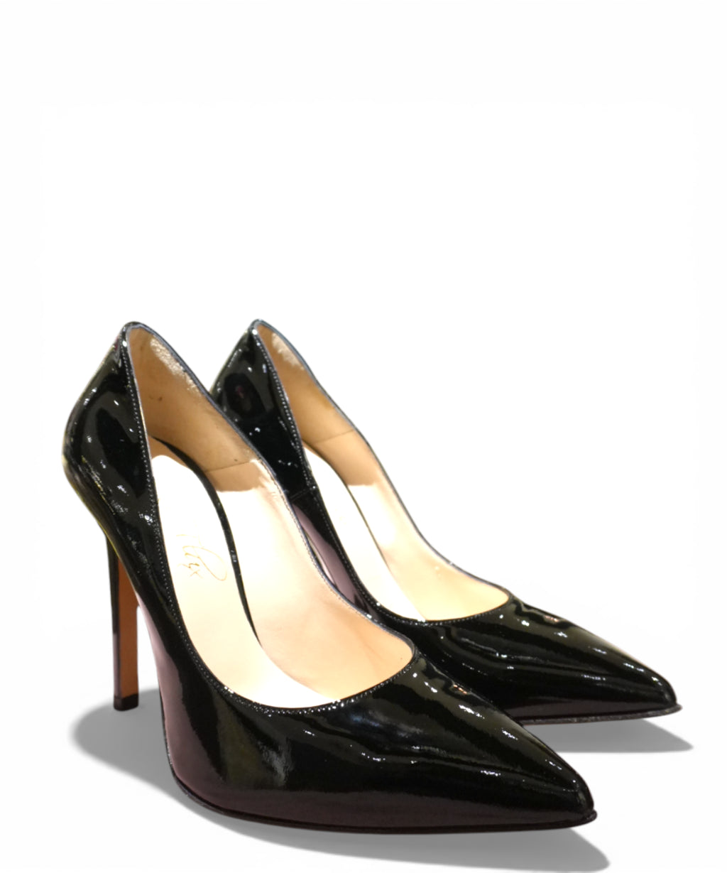 Women's Patent Leather Heels 9 cm Giusy Flux