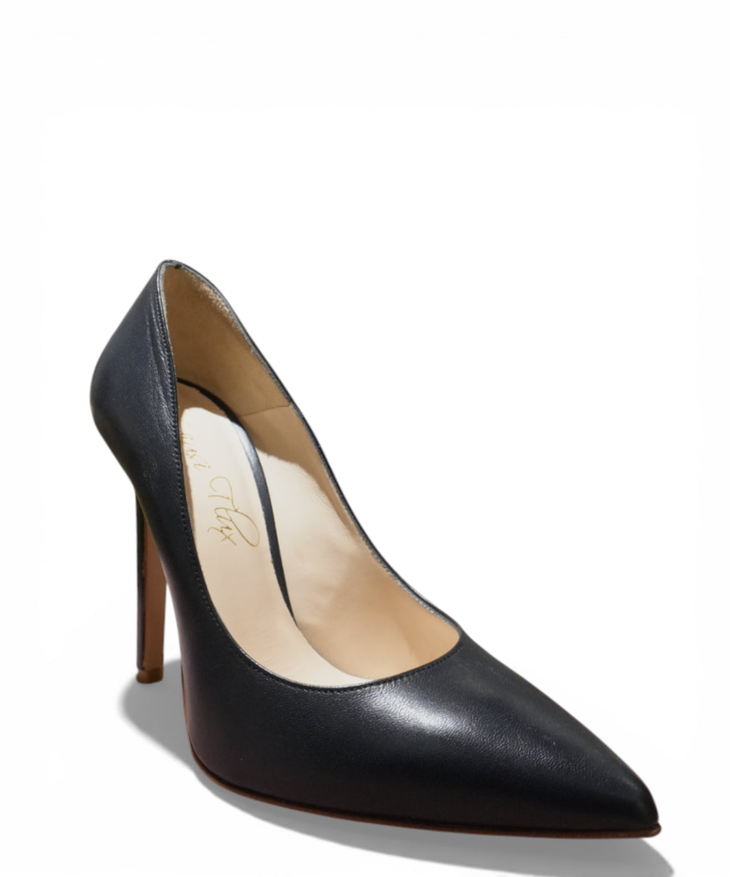Décolleté Giusy Flux Pelle Nappa Dame Hæl 9 cm