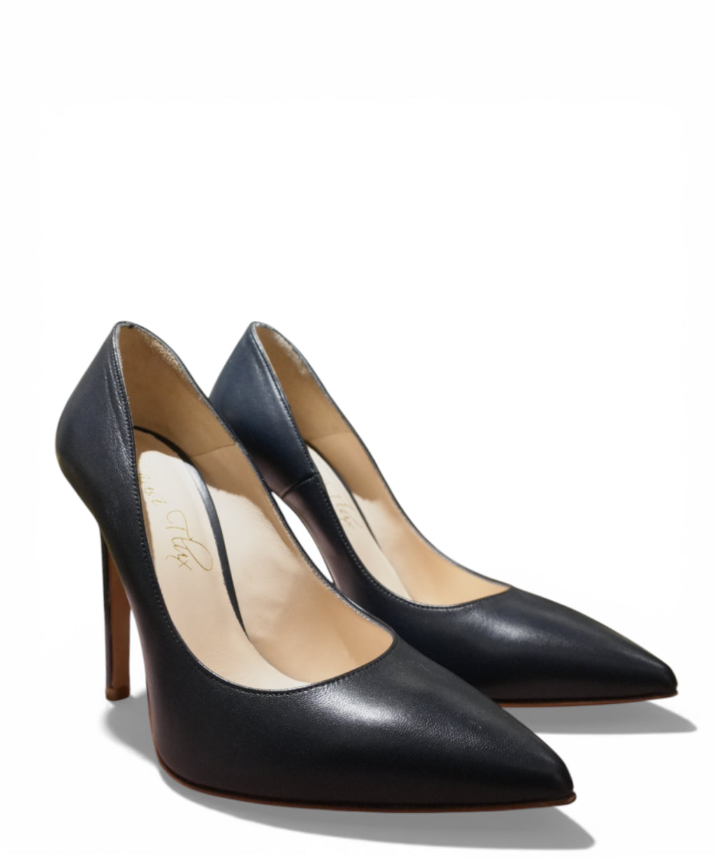 Décolleté Giusy Flux Pelle Nappa Dame Hæl 9 cm