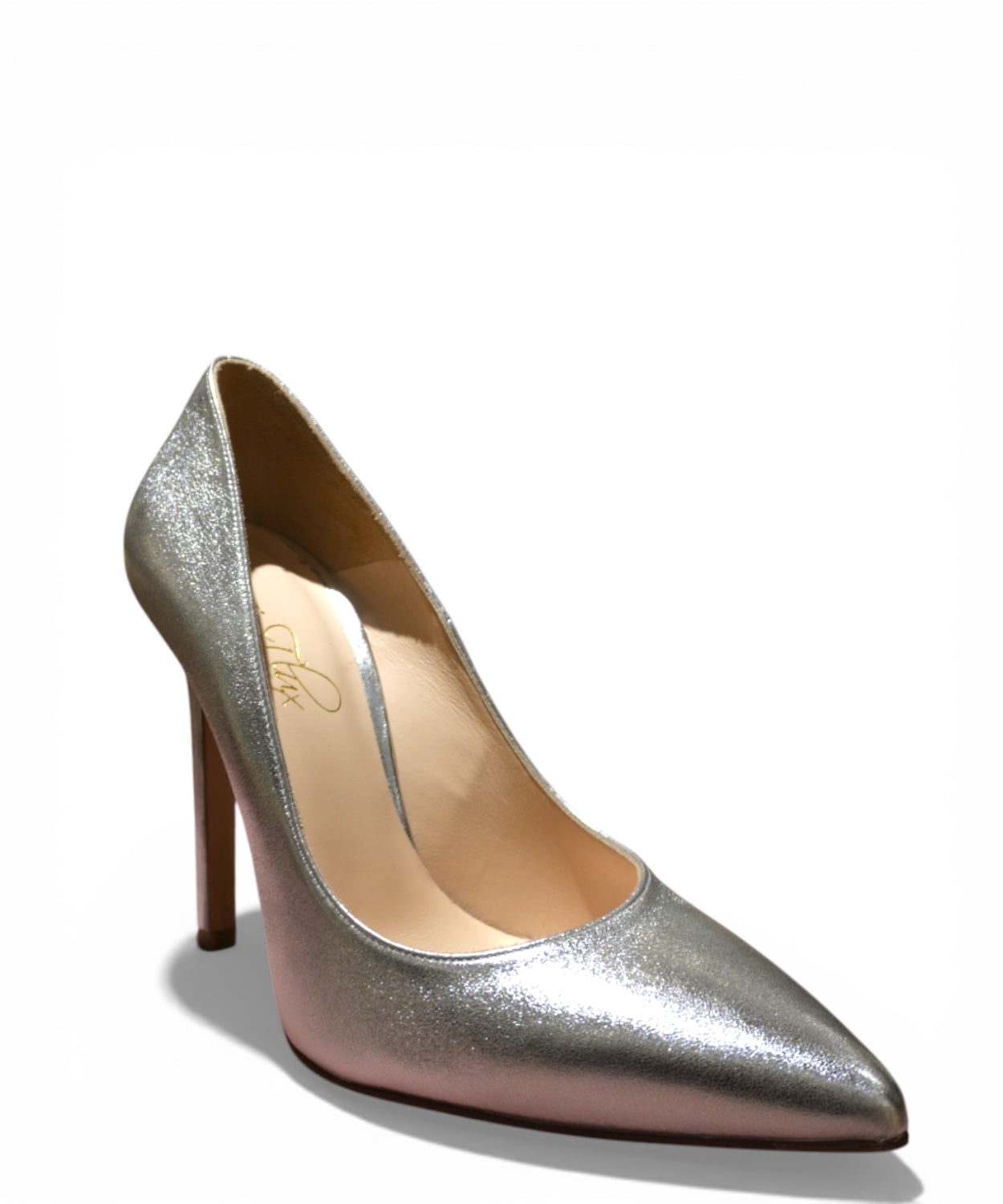 Décolleté Donna Pelle Laminata Giusy Flux