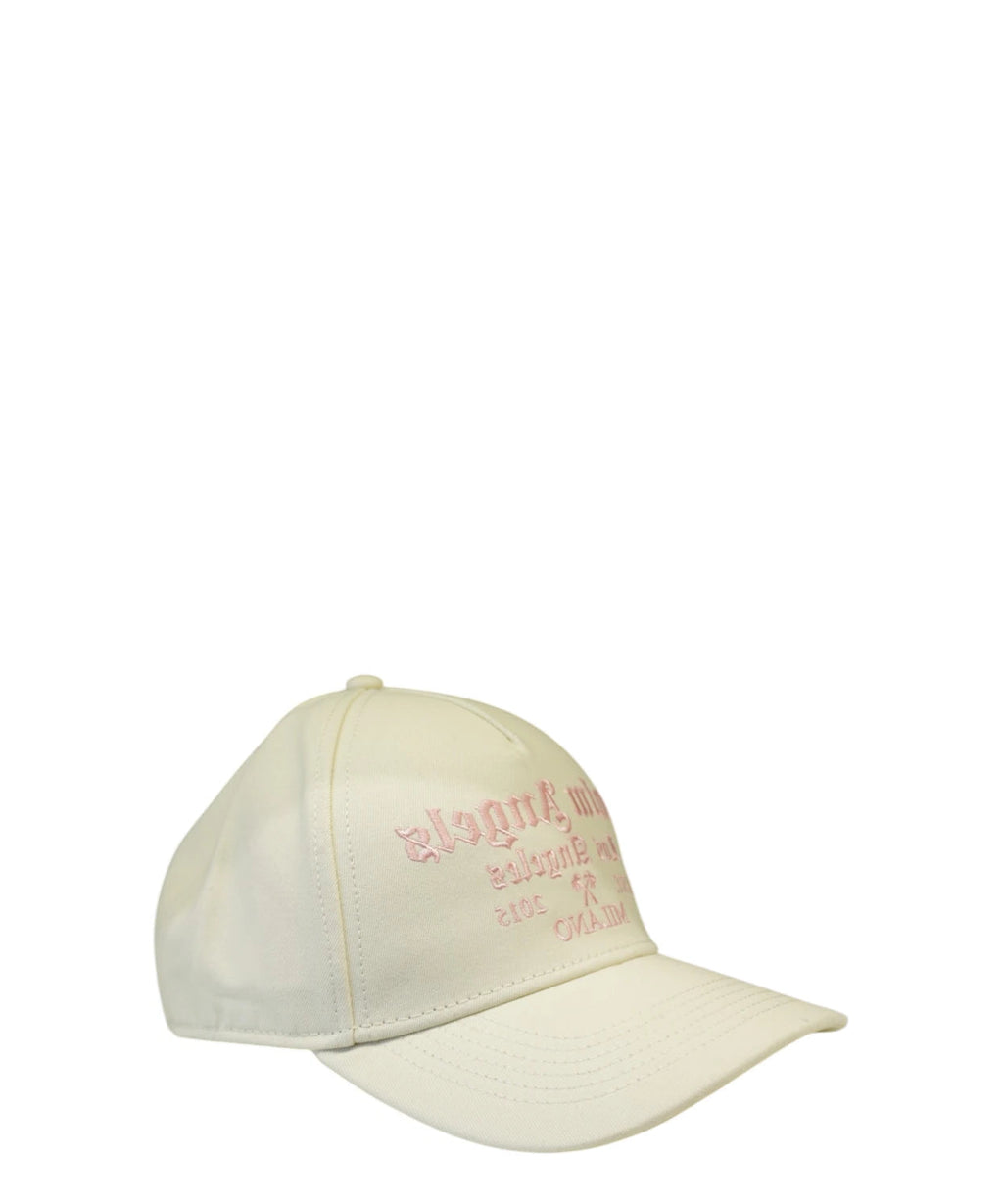 Off-white Palm Angels cap with pink embroidery