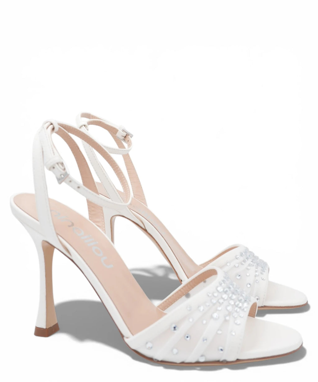 Sandaler Sposa Ninalilou Mya 905 i Nappa Avorio
