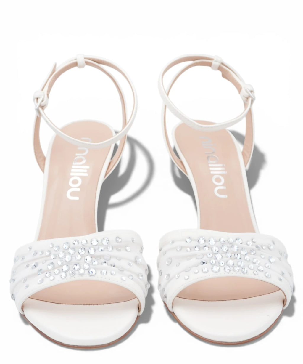 Sandaler Sposa Ninalilou Mya 905 i Nappa Avorio