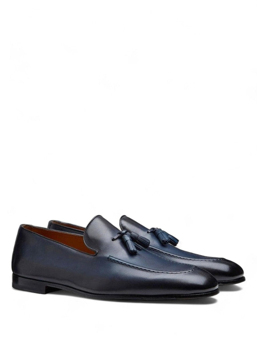 Mocassini in Pelle con Nappine-Mocassini-Doucal'S-Vittorio Citro Boutique