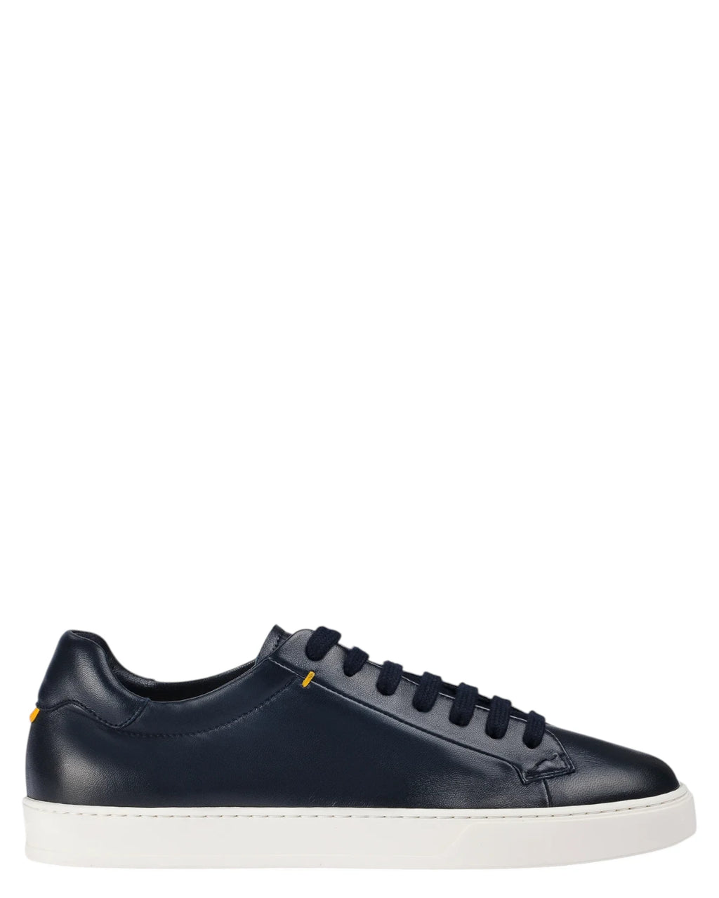 Men's Leather Sneakers with Memory Foam - Made in Italy