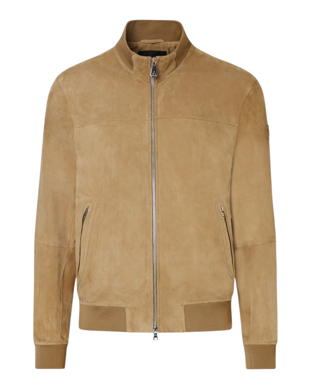 Men's Suede Leather Jacket SANDS SUEDE PE 08 with Zip