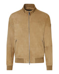 Men's Suede Leather Jacket SANDS SUEDE PE 08 with Zip