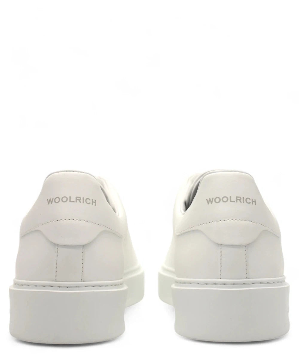 Sneakers Bianche con Fondo Vibram-Woolrich-Sneakers-Vittorio Citro Boutique
