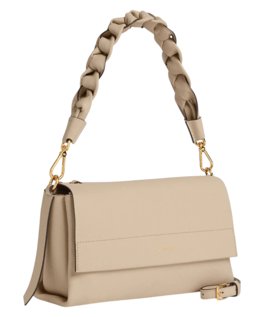 Coccinelle Boheme Small Leather Bag with Shoulder Strap