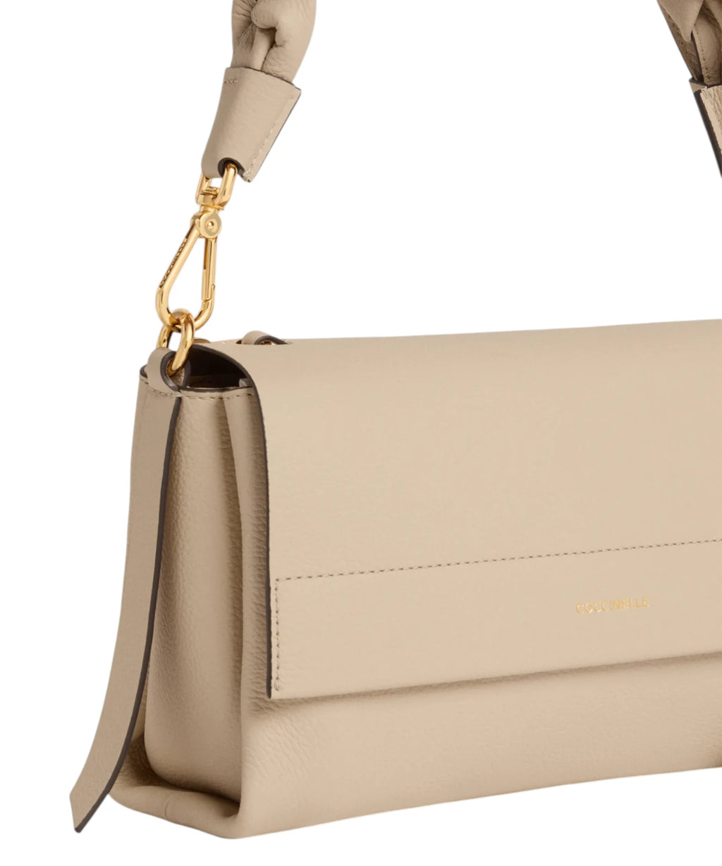 Coccinelle Boheme Small Leather Bag with Shoulder Strap
