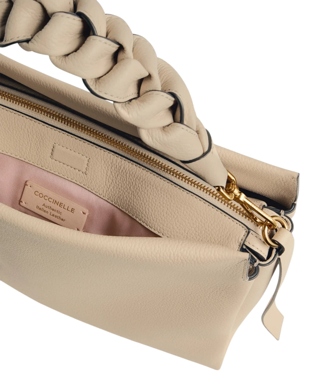 Coccinelle Boheme Medium Leather Shoulder Bag