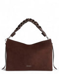 Borsa Boheme Suede Bimaterial Medium-Coccinelle-Borse a spalla-Vittorio Citro Boutique