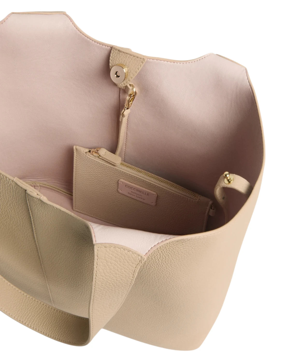 Borsa Coccinelle C-Easy Large in pelle premium