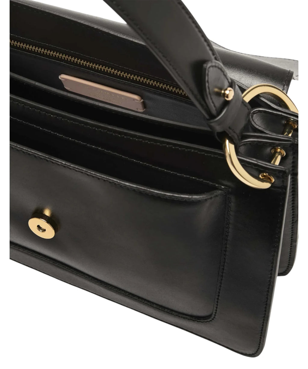 Coccinelle C-Me Medium Smooth Leather Bag with Shoulder Strap