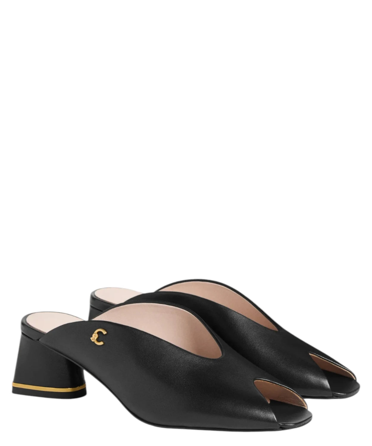 Sandali Coccinelle C-Everyday in Pelle Liscia con Tacco Chunky