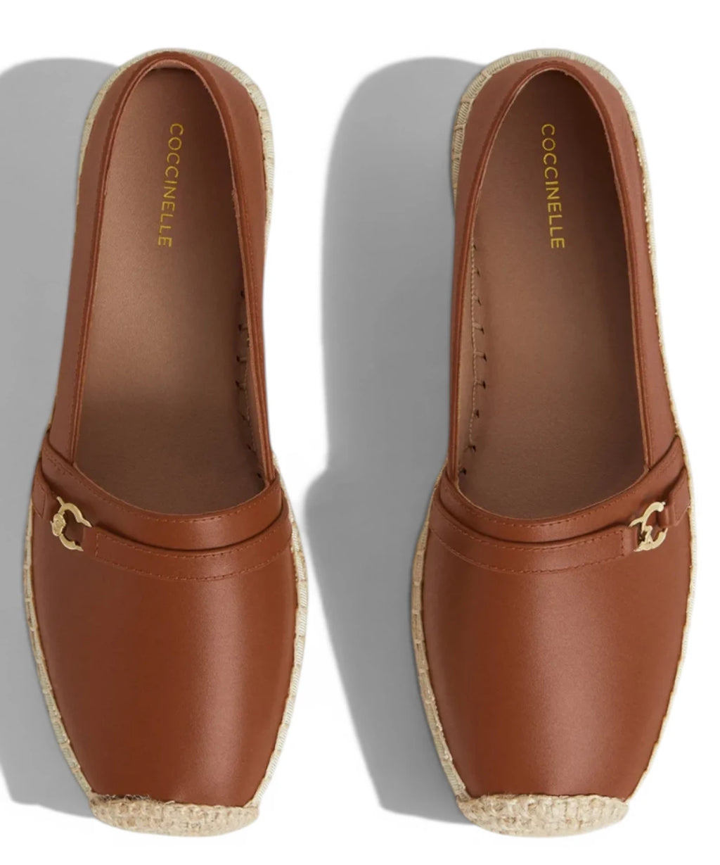 Espadrilky Donna Coccinelle C-Easy z hladké kůže